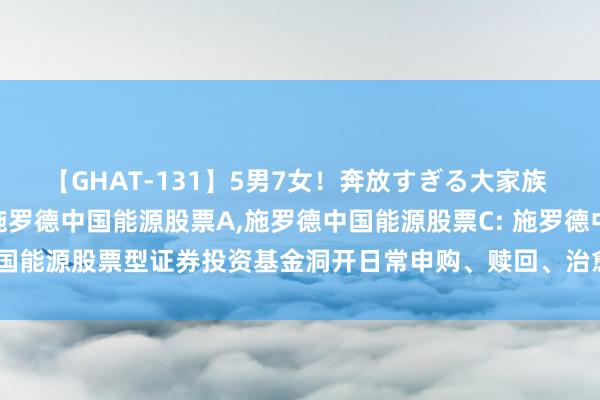 【GHAT-131】5男7女!奔放すぎる大家族 春の2時間スペシャル 施罗德中国能源股票A,施罗德中国能源股票C: 施罗德中国能源股票型证券投资基金洞开日常申购、赎回、治愈和如期定额投资业务的公告