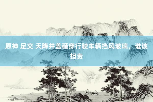 原神 足交 天降井盖砸穿行驶车辆挡风玻璃，谁该担责