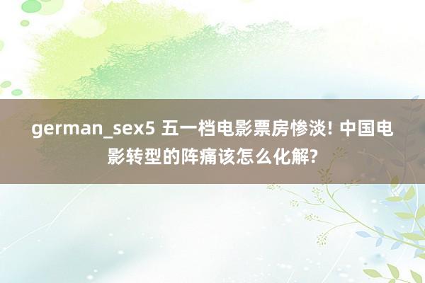 german_sex5 五一档电影票房惨淡! 中国电影转型的阵痛该怎么化解?